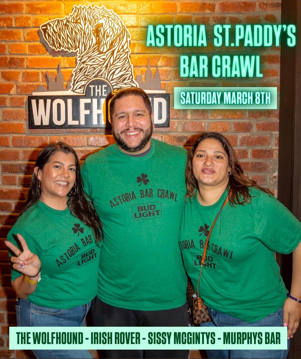 Astoria St. Patrick's Day Pub Crawl